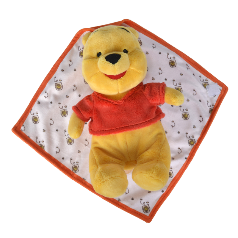  winnie the pooh plush in blanket yellow 25 cm 